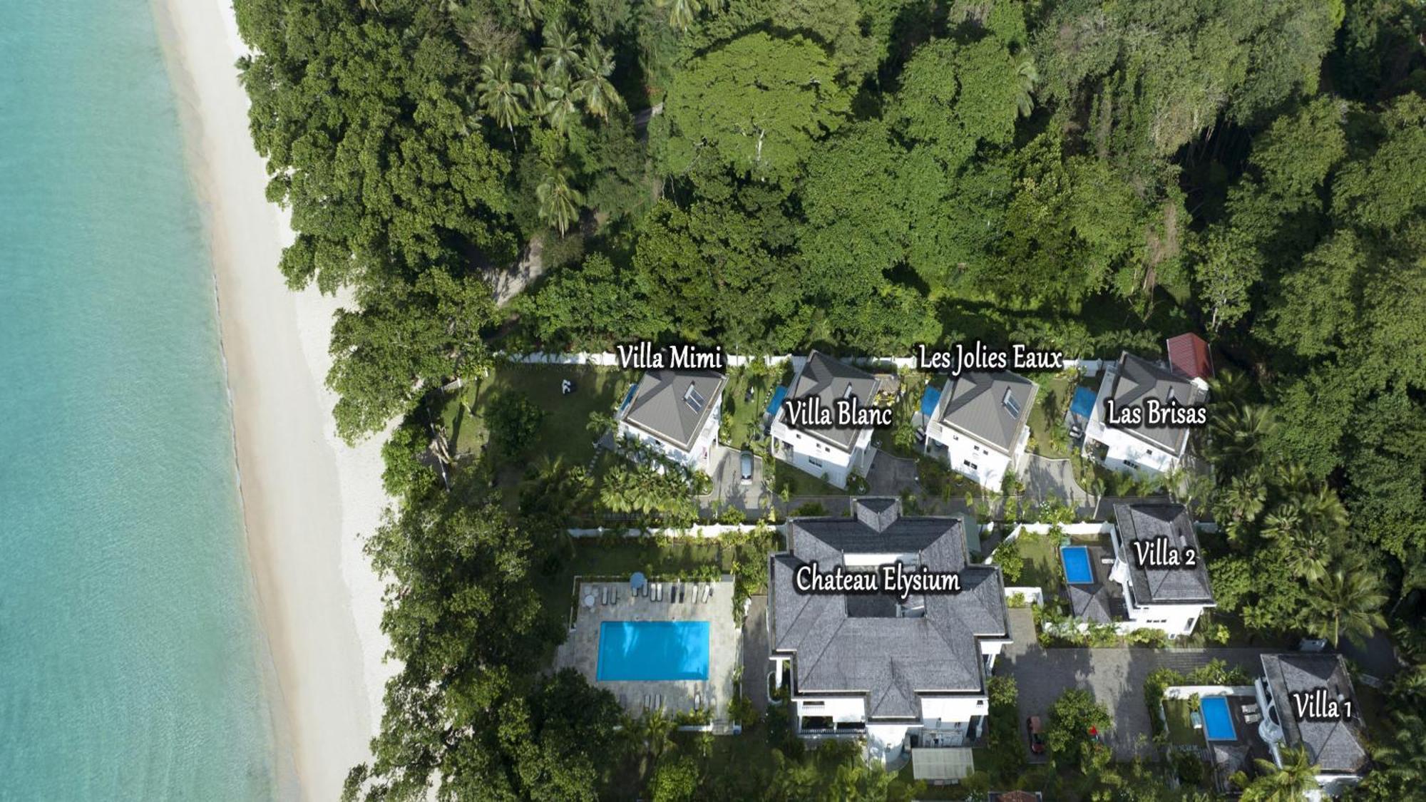 Villa Mimi Beachfront Beau Vallon Buitenkant foto